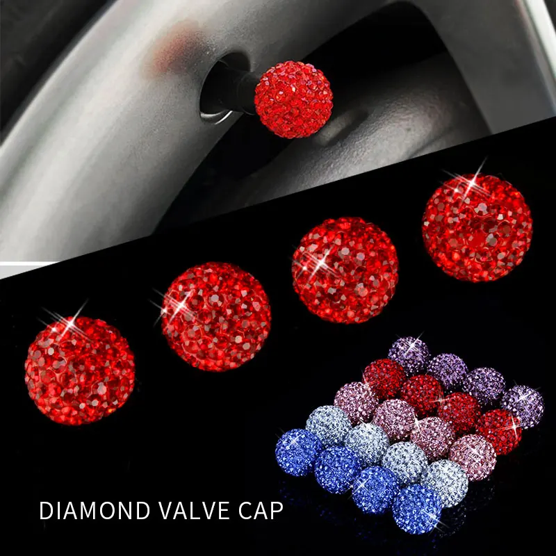 4pcs / set Car Cap Tire Air sealing cap Crystal Diamond Universal Valve Cap Heart car decoration car accessories Auto Products
4pcs / set Car Cap Tire Air sealing cap Crystal Diamond Universal Valve Cap Heart car decoration car accessories Auto Products
