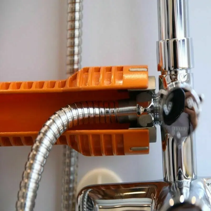 Faucet Sink Installer Tool Multifunctional Faucet Wrench Tool Double Sink Installer Tool Water Pipe Spanner Tackle For Plumbers
Faucet Sink Installer Tool Multifunctional Faucet Wrench Tool Double Sink Installer Tool Water Pipe Spanner Tackle For Plumbers