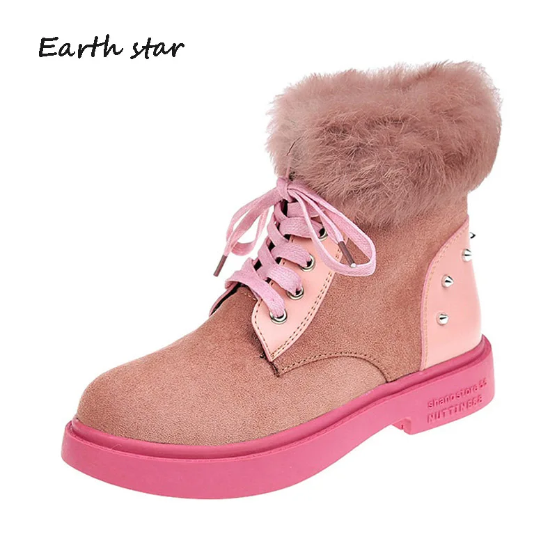 botas mujer Casual Shoes Women Fashion Brand Flock Snow Boots Lady Warm chaussure Winter Female footware Cross-tied Fur Boots
botas mujer Casual Shoes Women Fashion Brand Flock Snow Boots Lady Warm chaussure Winter Female footware Cross-tied Fur Boots