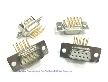 4Pcs D-SUB Connector 9 Pin Receptacle Female Socket / Male Plug PCB Solder Gold plate Machined Pin Rectangular Right Angle
4Pcs D-SUB Connector 9 Pin Receptacle Female Socket / Male Plug PCB Solder Gold plate Machined Pin Rectangular Right Angle