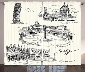 Sketchy Curtains Travel The World Themed Historical Italian Landmarks Venice Rome Florence Pisa Living Room Bedroom Window
Sketchy Curtains Travel The World Themed Historical Italian Landmarks Venice Rome Florence Pisa Living Room Bedroom Window