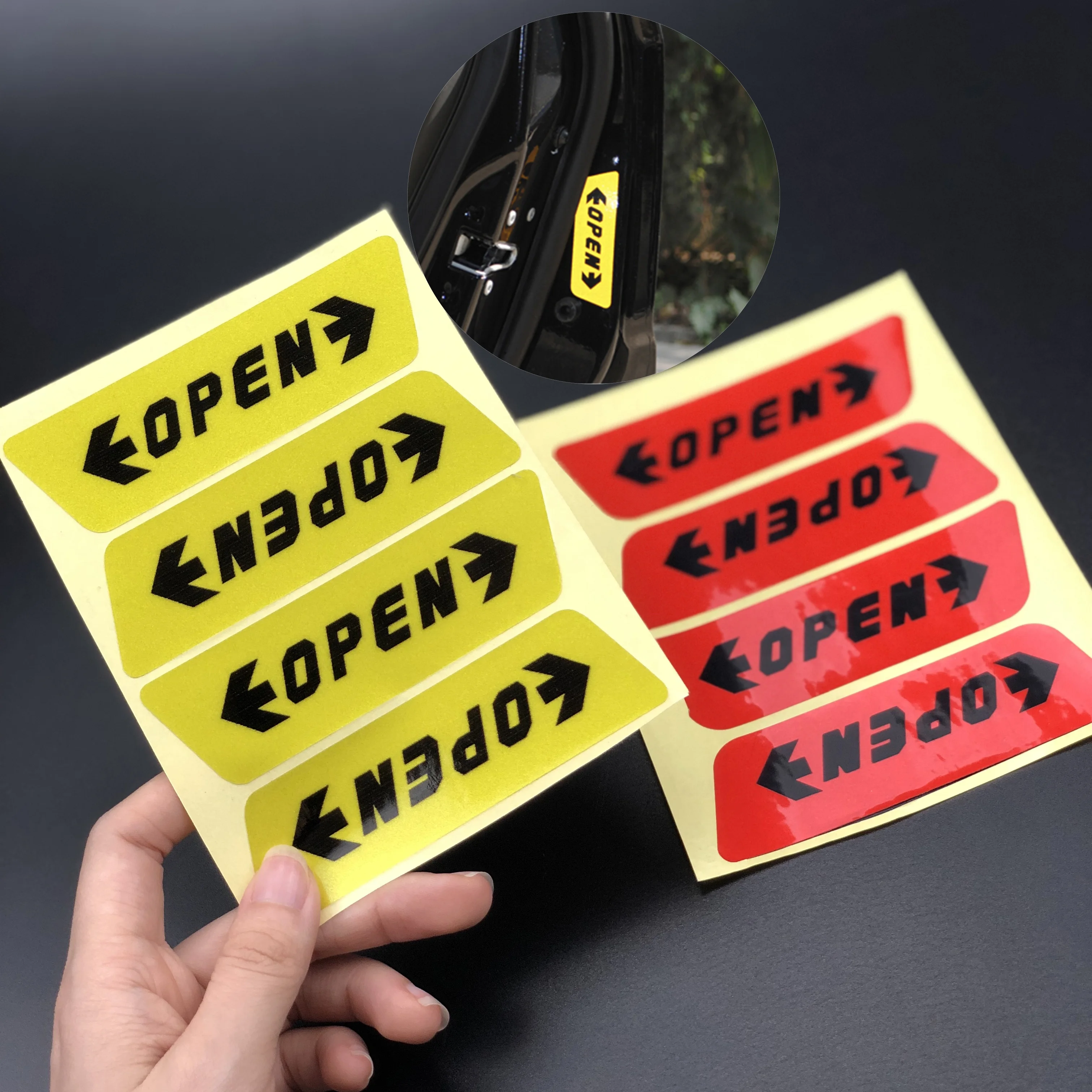 Car Door Opening Warning Safety Sticker for Kia SORENTO Stinger Niro Carnival Ray Venga ProCeed Stonic SP Telluride
Car Door Opening Warning Safety Sticker for Kia SORENTO Stinger Niro Carnival Ray Venga ProCeed Stonic SP Telluride