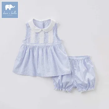 Dave bella summer baby girls clothing sets children lovely suits toddler infant high quality clothes DB7170
Dave bella summer baby girls clothing sets children lovely suits toddler infant high quality clothes DB7170