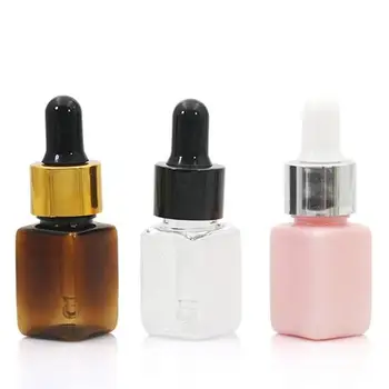 10ML Plastic Essential Oil bottle with Dropper Square Cosmetic Packaging Container Mini Sample Bottle Gold,Silver,Black Rubber
10ML Plastic Essential Oil bottle with Dropper Square Cosmetic Packaging Container Mini Sample Bottle Gold,Silver,Black Rubber