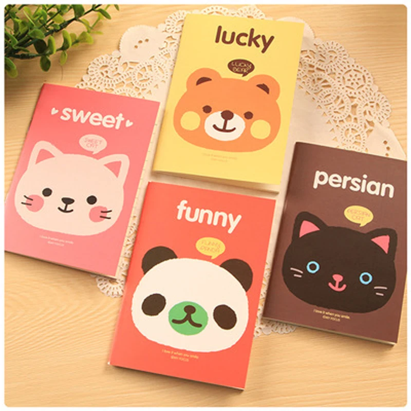 4pcs/lot 12*8.5cm Creative Notepad Cute Lucky&Sweet Cartoon Bear Little Book Learning Notebook Student Gift Prizes
4pcs/lot 12*8.5cm Creative Notepad Cute Lucky&Sweet Cartoon Bear Little Book Learning Notebook Student Gift Prizes