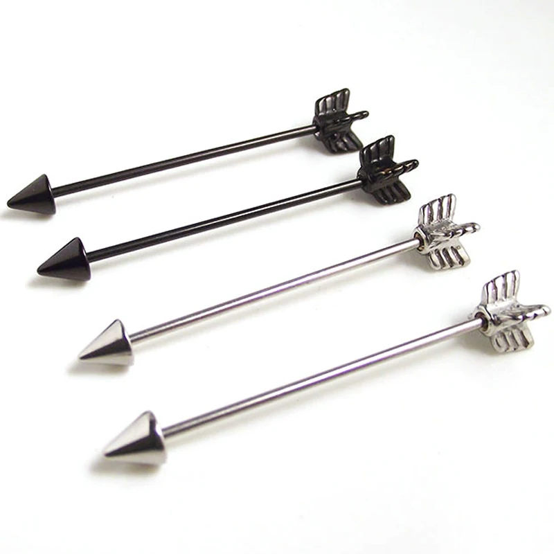 1 Piece 16G 1.2x35mm Long Straight Industrial Barbell Rings Arrow Tragus Ear Piercing Cupid Love Arrow Body Jewelry
1 Piece 16G 1.2x35mm Long Straight Industrial Barbell Rings Arrow Tragus Ear Piercing Cupid Love Arrow Body Jewelry