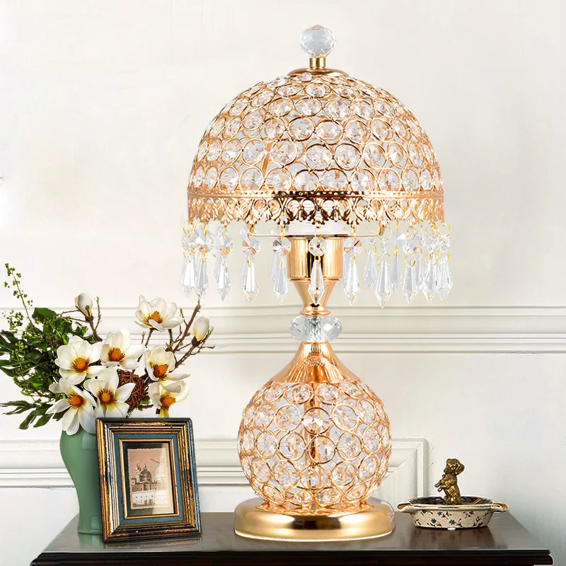 European Crystal Table Lamp Bedroom Bedside Table Decoration Luxury Creative Simple Modern Romantic Warm Table Lamp
European Crystal Table Lamp Bedroom Bedside Table Decoration Luxury Creative Simple Modern Romantic Warm Table Lamp