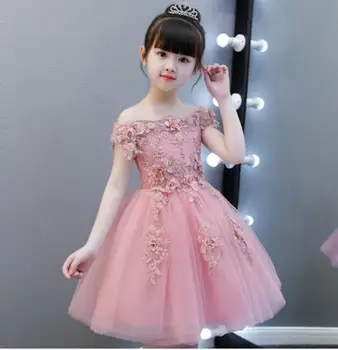Fashion brand Handmade Pink lace Flower Girl Dress For Wedding Sleeveless Appliques Kids evening Dress Baptism Girls dress 4-12
Fashion brand Handmade Pink lace Flower Girl Dress For Wedding Sleeveless Appliques Kids evening Dress Baptism Girls dress 4-12