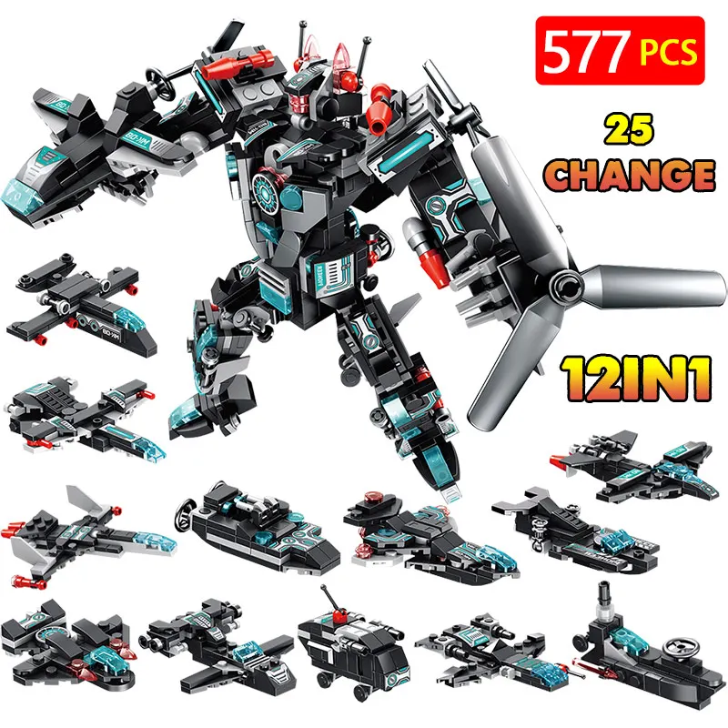 Technic Blocks LegoINGLY Military Helicopter Fighter Synthesis Robot Armor DIY Assemble Bricks Toys For Children New Year
Technic Blocks LegoINGLY Military Helicopter Fighter Synthesis Robot Armor DIY Assemble Bricks Toys For Children New Year