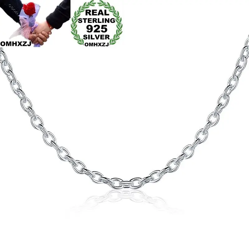 OMHXZJ Wholesale Personality Fashion OL Woman Girl Party Gift Silver 3MM Cross Chain 925 Sterling Silver Chain Necklace NC194
OMHXZJ Wholesale Personality Fashion OL Woman Girl Party Gift Silver 3MM Cross Chain 925 Sterling Silver Chain Necklace NC194