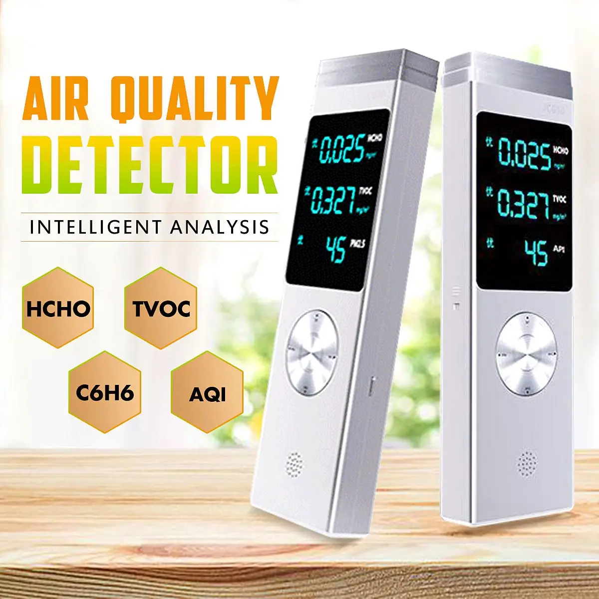 Air Quality Monitor Rechargeable USB Digital Pro Air Detector HCHO TVOC API Handheld Air Gas Quality Monitor Diagnostic Tool
Air Quality Monitor Rechargeable USB Digital Pro Air Detector HCHO TVOC API Handheld Air Gas Quality Monitor Diagnostic Tool