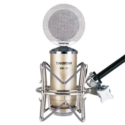 Takstar SM17/SM-17 Side-address Microphone professional recording microphone for professional studio recording/broadcasting
Takstar SM17/SM-17 Side-address Microphone professional recording microphone for professional studio recording/broadcasting