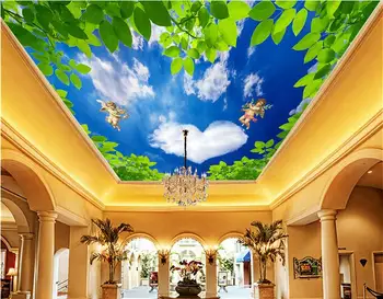 3d ceiling murals wallpaper custom Non-woven mural love Angels blue sky white clouds frescoes sky ceiling mural for walls 3d
3d ceiling murals wallpaper custom Non-woven mural love Angels blue sky white clouds frescoes sky ceiling mural for walls 3d