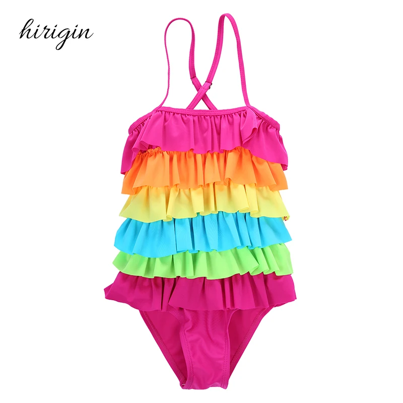 HIRIGIN Brand Cotton Blend Girls Kids Swimwear Tankini Rainbow Ruffle Layered One-piece Swimsuit Beachwear
HIRIGIN Brand Cotton Blend Girls Kids Swimwear Tankini Rainbow Ruffle Layered One-piece Swimsuit Beachwear