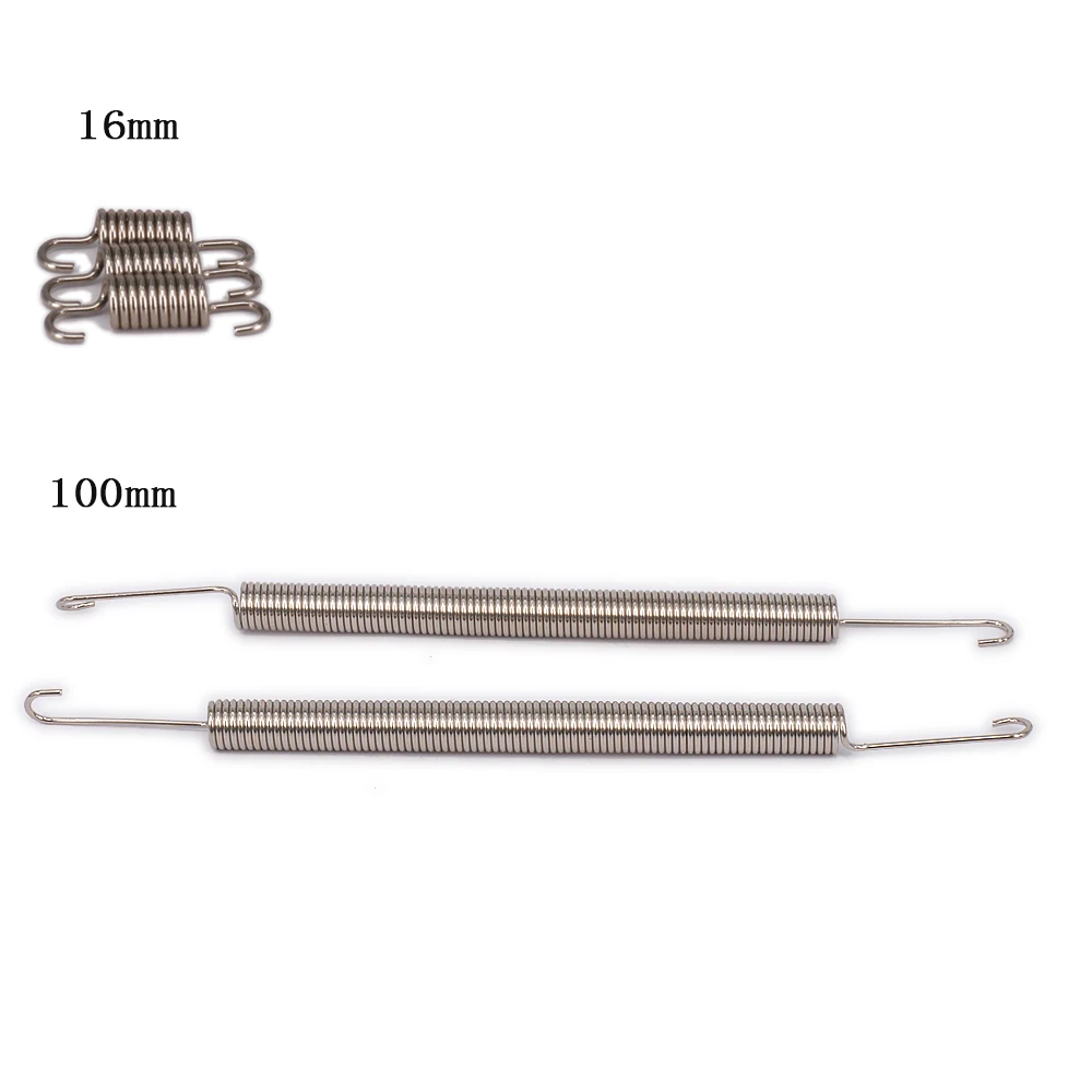 Exhaust Tuned Pipe long Spring 100mm for 1/8 Engine Rear Exhaust Manifold Spring 16mm for 1/8 1/10 RC Car HSP Himoto Traxxas
Exhaust Tuned Pipe long Spring 100mm for 1/8 Engine Rear Exhaust Manifold Spring 16mm for 1/8 1/10 RC Car HSP Himoto Traxxas