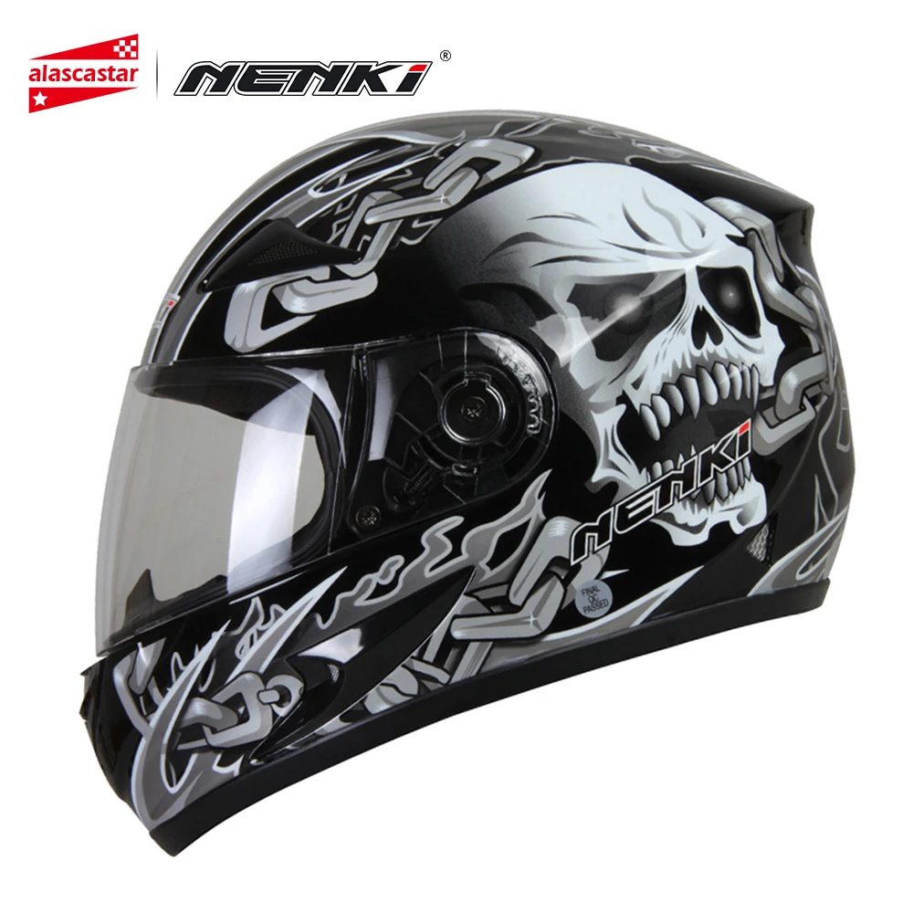 NENKI Motorcycle Helmet Full Face Helmet Motorcycle Motorbike Riding Racing Moto Helmet with Clear Lens Shield for Men Women
NENKI Motorcycle Helmet Full Face Helmet Motorcycle Motorbike Riding Racing Moto Helmet with Clear Lens Shield for Men Women