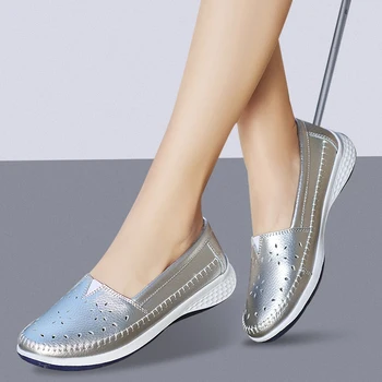 Breathable Women Loafers Sneakers Non-slip Woman Casual Shoes Lightweight Ladies Flats Shoe Soft Nurses White Flat Foowear 40
Breathable Women Loafers Sneakers Non-slip Woman Casual Shoes Lightweight Ladies Flats Shoe Soft Nurses White Flat Foowear 40