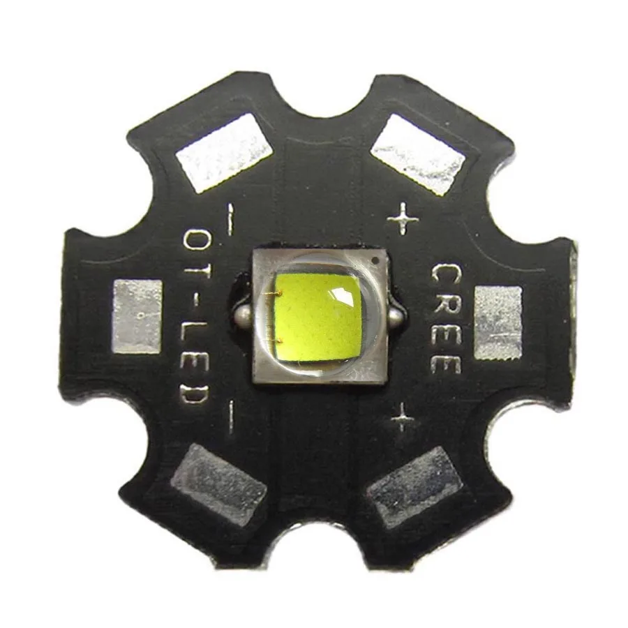 5pcs/lot 10W Original CREE XML L2 / XMLT6 White 6500K Flashlight LED With 20mm Star Base
5pcs/lot 10W Original CREE XML L2 / XMLT6 White 6500K Flashlight LED With 20mm Star Base