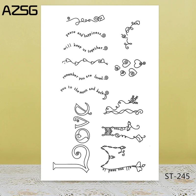 Love words Transparent Silicone Stamp for DIY Scrapbooking/Photo Album Decorative Card Making Clear Stamps Supplies
Love words Transparent Silicone Stamp for DIY Scrapbooking/Photo Album Decorative Card Making Clear Stamps Supplies