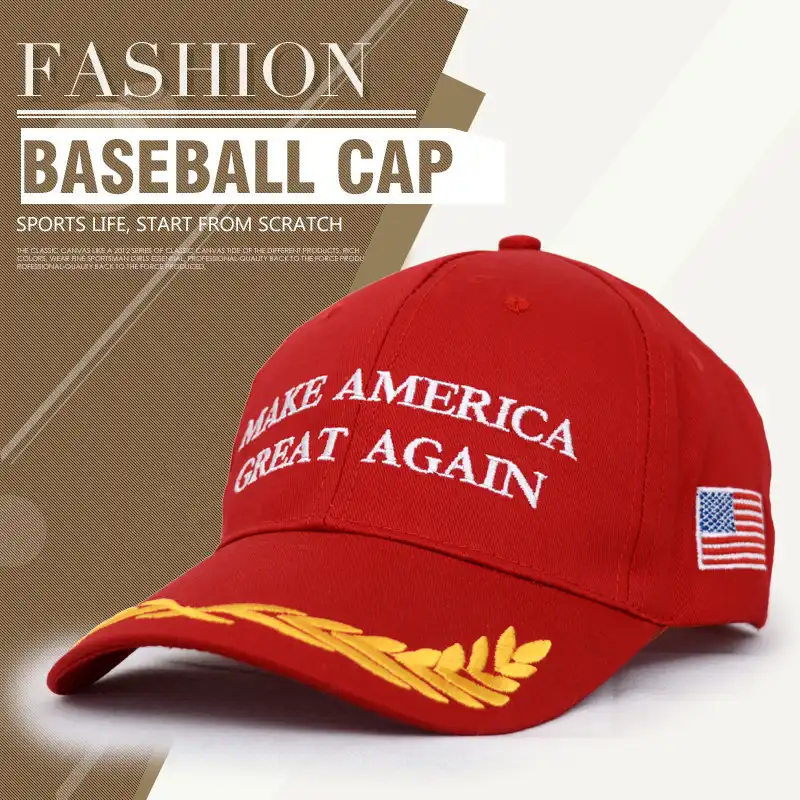 Trump Hat President Make America Great Again MAGA Baseball Cap RED Flag Classic