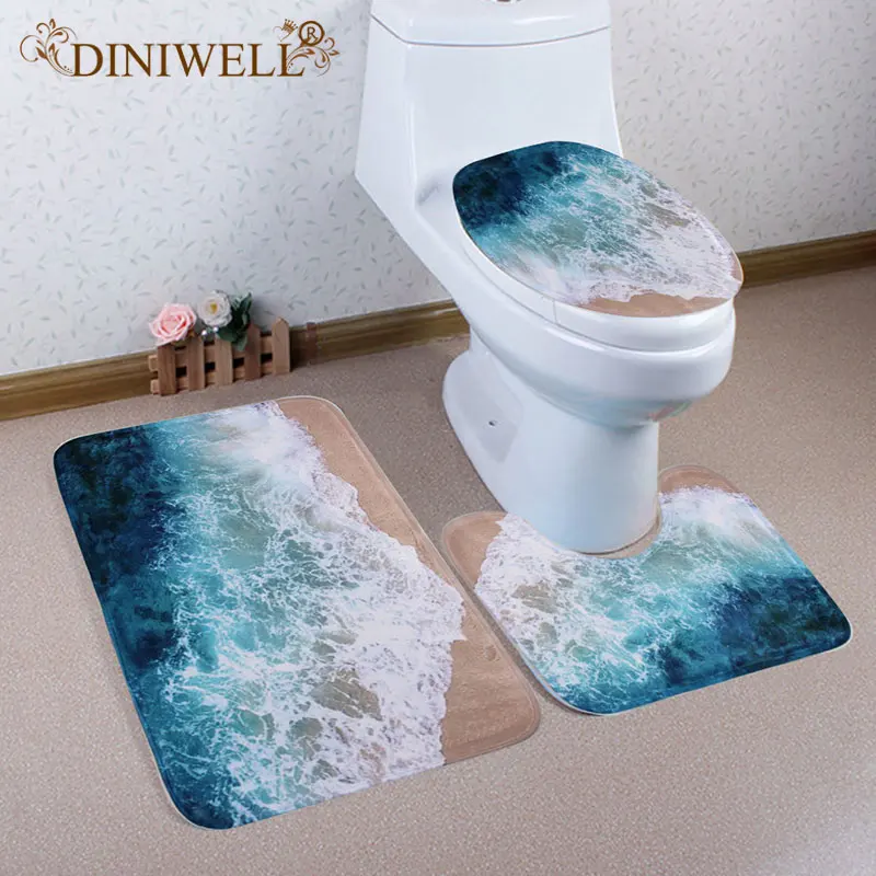 DINIWELL 3Pcs Coral Velvet Toilet Seat Cover Surf Beach Zakka Style Cover Pad Cushion Mats For Bathroom Acrylic Knit Toilet Mat
DINIWELL 3Pcs Coral Velvet Toilet Seat Cover Surf Beach Zakka Style Cover Pad Cushion Mats For Bathroom Acrylic Knit Toilet Mat