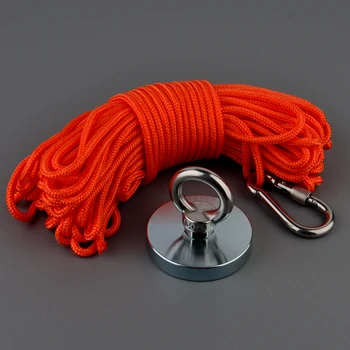 D67mm 250Kg Strong Neodymium Magnet Power Round Recovery Fishing Magnet Fixture Antenna Magnetic Material Bases with 10m Rope
D67mm 250Kg Strong Neodymium Magnet Power Round Recovery Fishing Magnet Fixture Antenna Magnetic Material Bases with 10m Rope