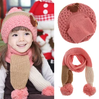 Baby Hat Scarf Set 2020 Winter Warm Hats for Girls Kids Children Knit Baby Children's Hat Caps with Double Ball Scarf 
Baby Hat Scarf Set 2020 Winter Warm Hats for Girls Kids Children Knit Baby Children's Hat Caps with Double Ball Scarf