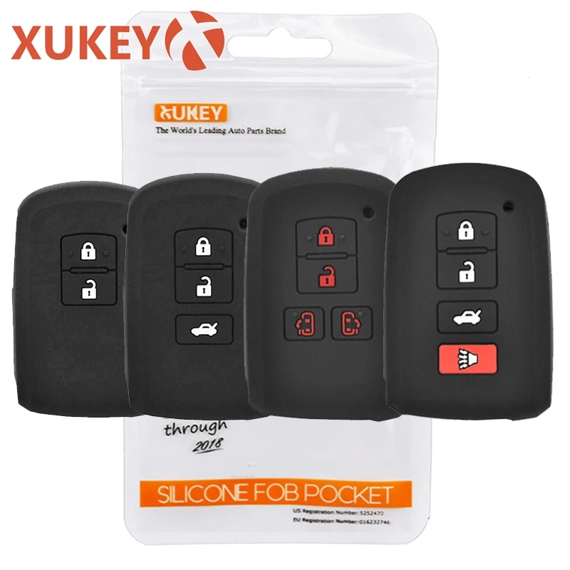Silicone Key Case For Toyota RAV4 Camry corolla Land Cruiser Highlander Prius Auris Avalon Yaris Verso Tacoma Remote Fob Cover
Silicone Key Case For Toyota RAV4 Camry corolla Land Cruiser Highlander Prius Auris Avalon Yaris Verso Tacoma Remote Fob Cover