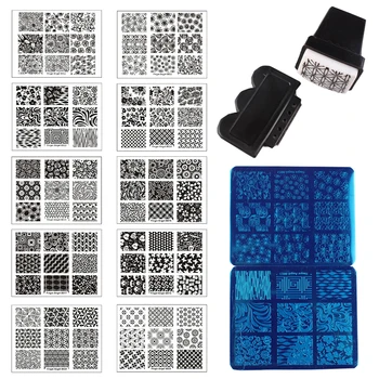 10pc DiY Finger Nail Art Stamp Stamping Image Plate 6*8cm Template Tools +Mini Nail Polish Stamper Plates for Stamping
10pc DiY Finger Nail Art Stamp Stamping Image Plate 6*8cm Template Tools +Mini Nail Polish Stamper Plates for Stamping