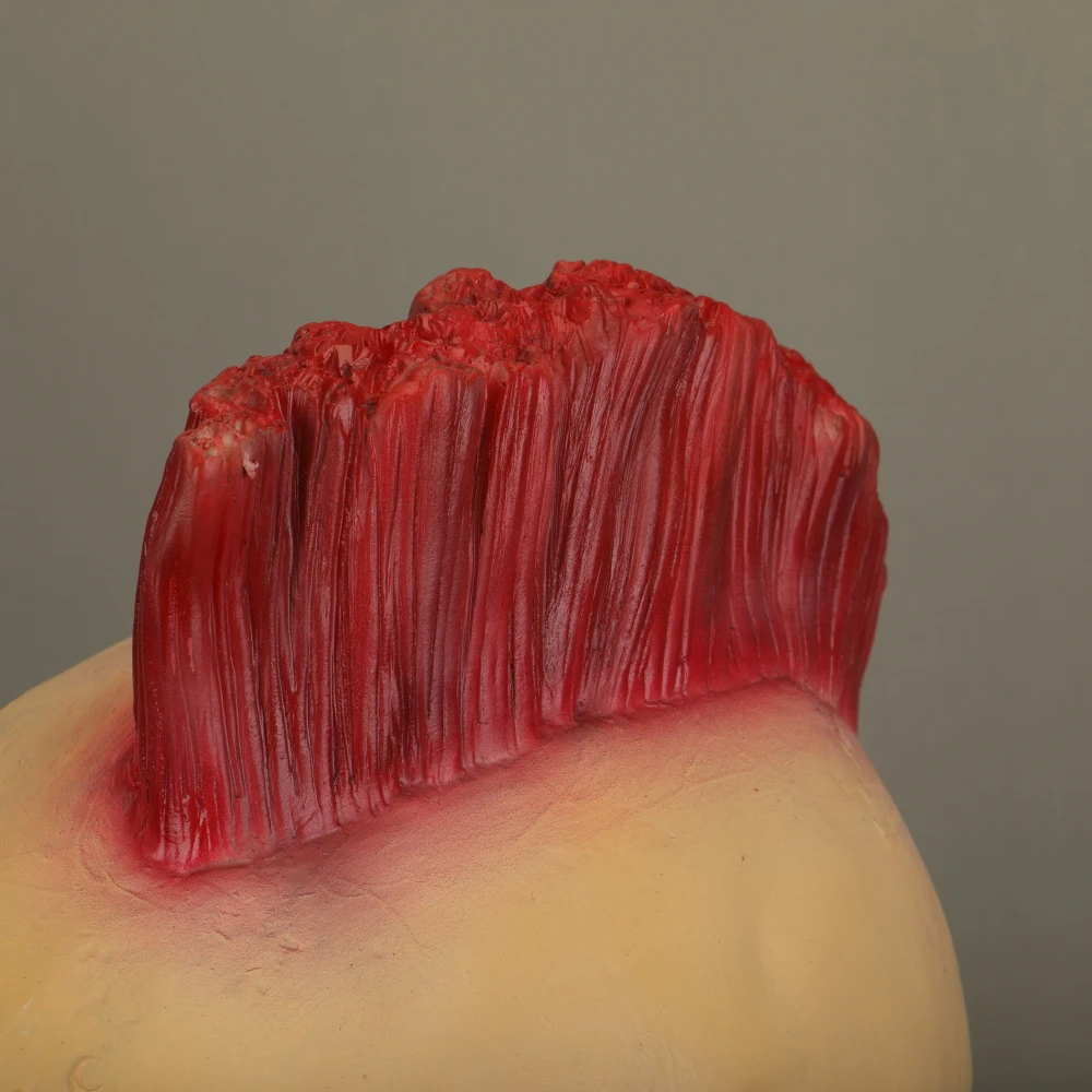 Halloween Masks Latex Party Joker Mask Chicken Crown Hair Fancy Dress Cosplay Costume Mask Masquerade (8)