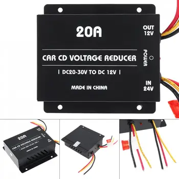 360W 20A DC 24V to 12V Car Power Converter Electric Inverter Voltage Reducer Step-down Transformer
360W 20A DC 24V to 12V Car Power Converter Electric Inverter Voltage Reducer Step-down Transformer