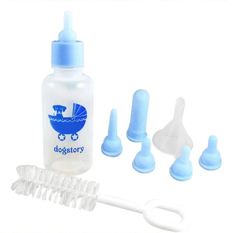TOP!-Pet Nurser Nursing Feeding Silicone Bottle Kits with Replacement Nipples,Milk Water Feeding For Kittens Puppy Hamsters Ge
TOP!-Pet Nurser Nursing Feeding Silicone Bottle Kits with Replacement Nipples,Milk Water Feeding For Kittens Puppy Hamsters Ge