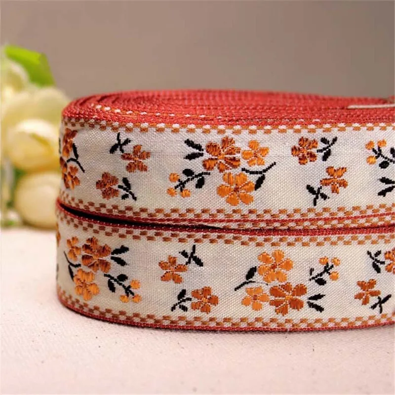 20 Yards Ethnic Style Retro Flower Delicate Embroidery Ribbon Of Garment DIY Ribbon Lace Accessories
20 Yards Ethnic Style Retro Flower Delicate Embroidery Ribbon Of Garment DIY Ribbon Lace Accessories