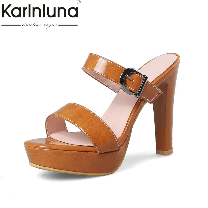 KARINLUNA Big Size 32-43 Wholesale Platform Summer Mules Pumps Shoes Women Sexy High Heels Party Woman Shoes
KARINLUNA Big Size 32-43 Wholesale Platform Summer Mules Pumps Shoes Women Sexy High Heels Party Woman Shoes