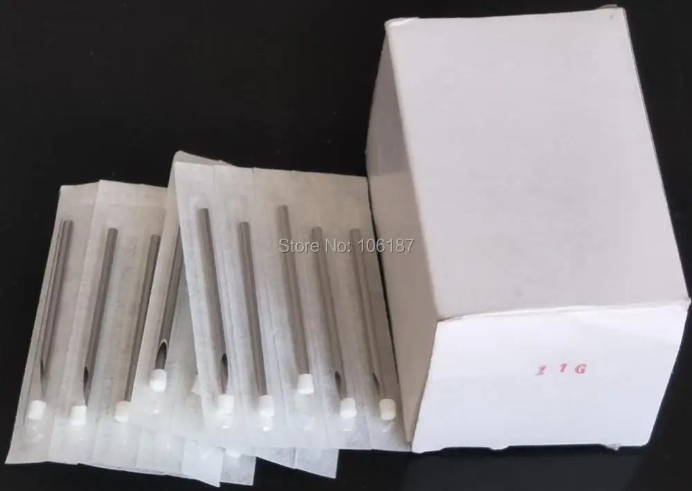 11G Stainless Steel Sterile Pre Made Piercing Needles 100pcs Disposable Body Piercing Needles For Ear Nose Navel Nipple
11G Stainless Steel Sterile Pre Made Piercing Needles 100pcs Disposable Body Piercing Needles For Ear Nose Navel Nipple