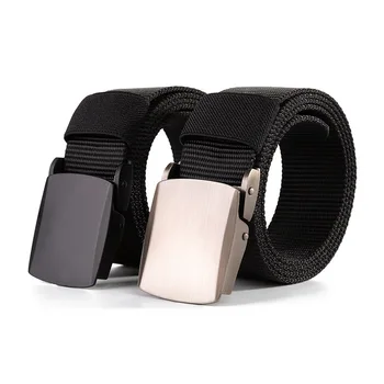 Metal Automatic Buckle Canvas Belts for Men Belt Snap outdoors casual Military training metal Belt Polyester fiber Belt
Metal Automatic Buckle Canvas Belts for Men Belt Snap outdoors casual Military training metal Belt Polyester fiber Belt