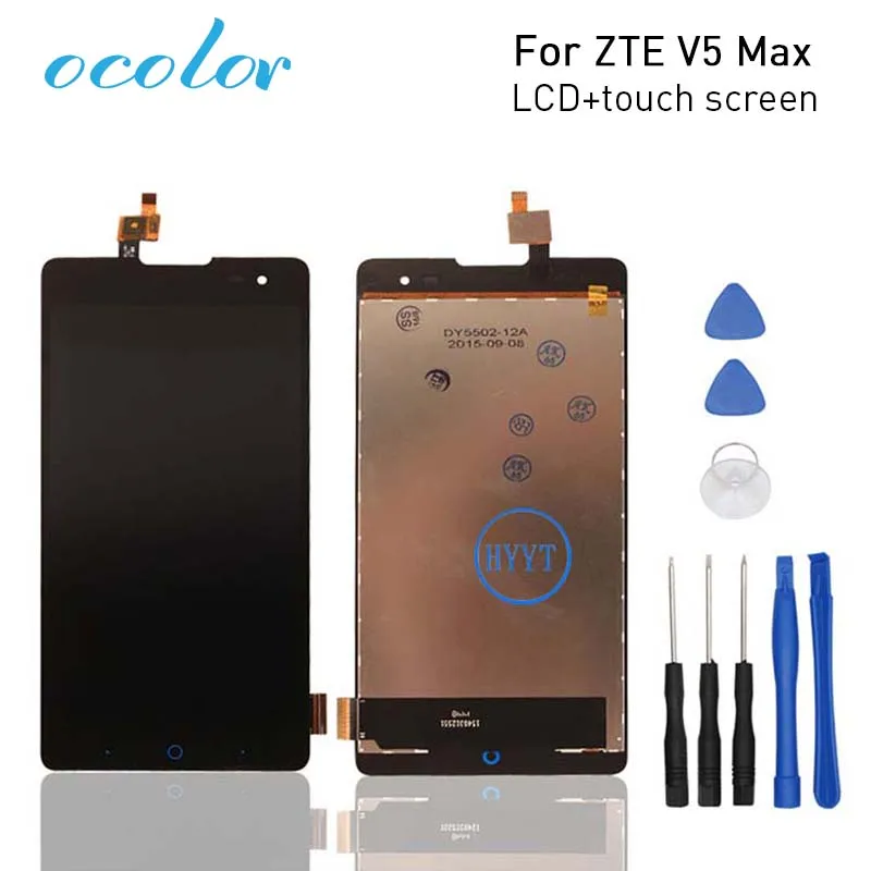 ocolor For ZTE V5 Max LCD Display+Touch Screen 100% Good Screen Digitizer Assembly Replacement For ZTE V5 Max N958ST Phone+Tools
ocolor For ZTE V5 Max LCD Display+Touch Screen 100% Good Screen Digitizer Assembly Replacement For ZTE V5 Max N958ST Phone+Tools