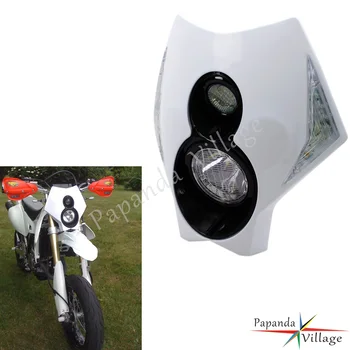 White Headlight Fairing H3 12V Motocross Off-Road Headlight LED Indicator For Honda Kawasaki Suzuki Yamaha KTM WR 450 250 YZ TTR
White Headlight Fairing H3 12V Motocross Off-Road Headlight LED Indicator For Honda Kawasaki Suzuki Yamaha KTM WR 450 250 YZ TTR