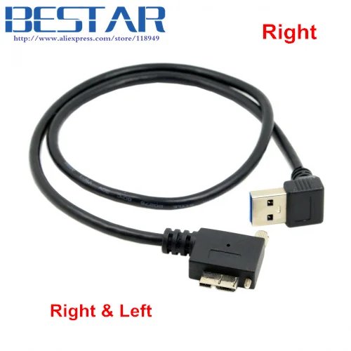 Down Direction Right Angled 90 Degree USB3.0 USB 3.0 A plug to Micro B Plug Right & Left Angled locking screws Panel Cable 40cm
Down Direction Right Angled 90 Degree USB3.0 USB 3.0 A plug to Micro B Plug Right & Left Angled locking screws Panel Cable 40cm