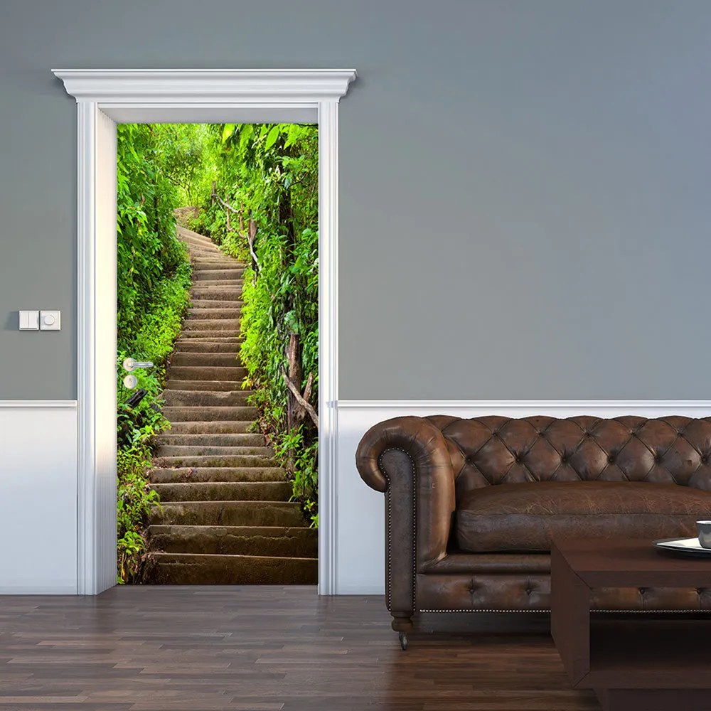 2sheets/pc HD Wooden Bridge Forest Zen Door Sticker Living Room Bedroom DIY PVC Self Adhesive Waterproof New Nature Decor NFD
2sheets/pc HD Wooden Bridge Forest Zen Door Sticker Living Room Bedroom DIY PVC Self Adhesive Waterproof New Nature Decor NFD