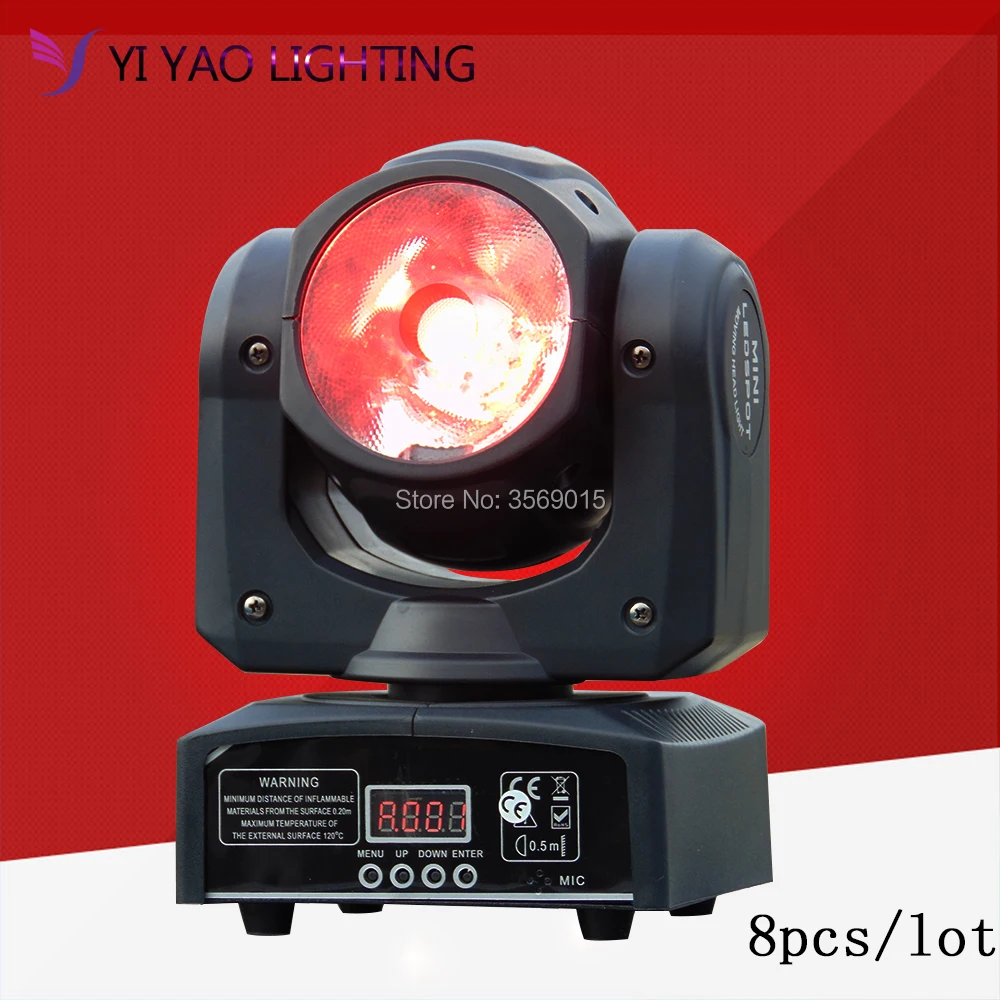 Mini Moving Head Light 60W RGBW 10/13 Channel LED Effect Light DMX-512 for Party Disco DJ Show 8pcs/lot
Mini Moving Head Light 60W RGBW 10/13 Channel LED Effect Light DMX-512 for Party Disco DJ Show 8pcs/lot