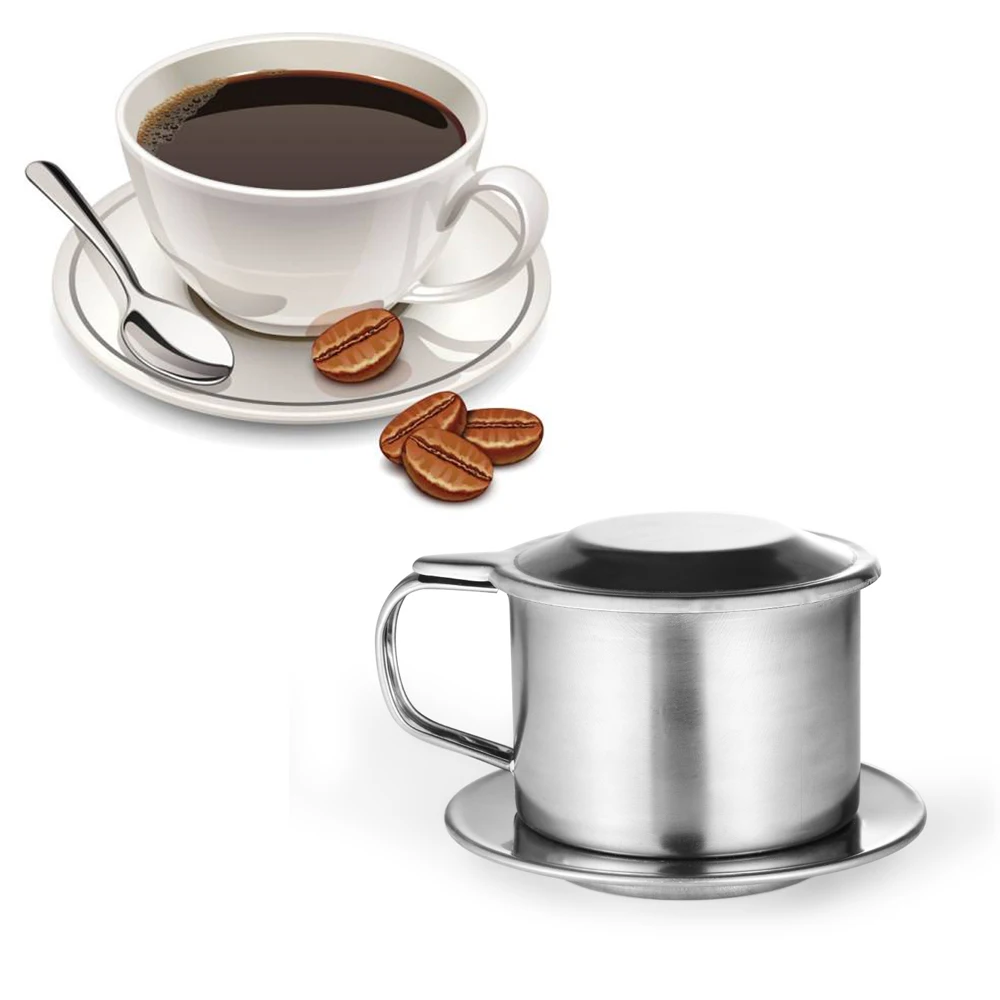 Stainless Steel Vietnam Vietnamese Coffee Filter Drip Filter Home Portable Office Tools Simple Drip Filter Maker Infuser
Stainless Steel Vietnam Vietnamese Coffee Filter Drip Filter Home Portable Office Tools Simple Drip Filter Maker Infuser