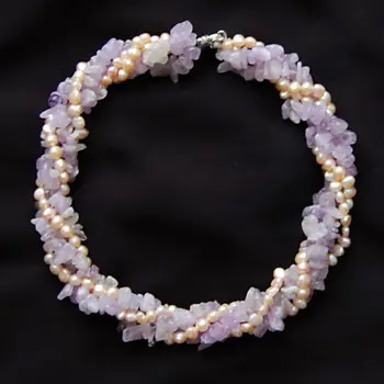 New irregular natural pearl pink pearl powder natural jades amethysts topazs princesss necklace 18inches
New irregular natural pearl pink pearl powder natural jades amethysts topazs princesss necklace 18inches