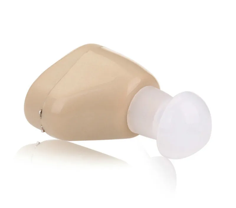 

Small In Ear Invisible Best Sound Amplifier Adjustable Assistance Tone Hearing Aids Aid Hearing Device for the Deaf S-219