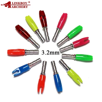 12PCS Linkboy Archery ID3.2mm Aluminum Arrow Nock Pin for Arrow Shaft Compound Recurve Bow Longbow Hunting Shooting
12PCS Linkboy Archery ID3.2mm Aluminum Arrow Nock Pin for Arrow Shaft Compound Recurve Bow Longbow Hunting Shooting