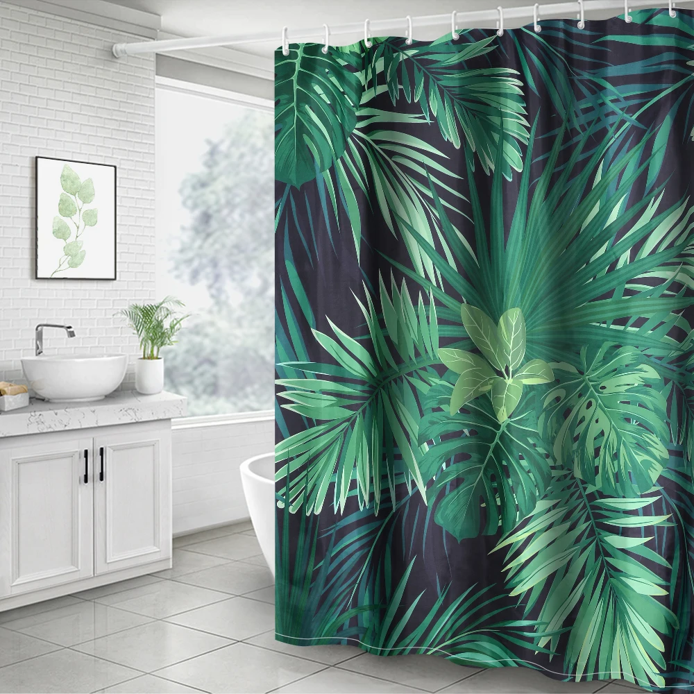 Urijk Waterproof Bathroom Curtain Plants Shower Curtain Waterproof Curtain Washable Fabric Shower Curtain 180x180cm
Urijk Waterproof Bathroom Curtain Plants Shower Curtain Waterproof Curtain Washable Fabric Shower Curtain 180x180cm