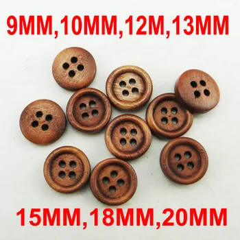 100PCS 9-20MM 4-holes brown wooden buttons coat boots sewing clothes accessoRY sweater shirt button round MCB-999
100PCS 9-20MM 4-holes brown wooden buttons coat boots sewing clothes accessoRY sweater shirt button round MCB-999
