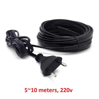 5~10 Meters Self Regulating Heating Cable with EU Plug Water Pipe Freeze Protection Attached Pre-assembled Heating Wire
5~10 Meters Self Regulating Heating Cable with EU Plug Water Pipe Freeze Protection Attached Pre-assembled Heating Wire