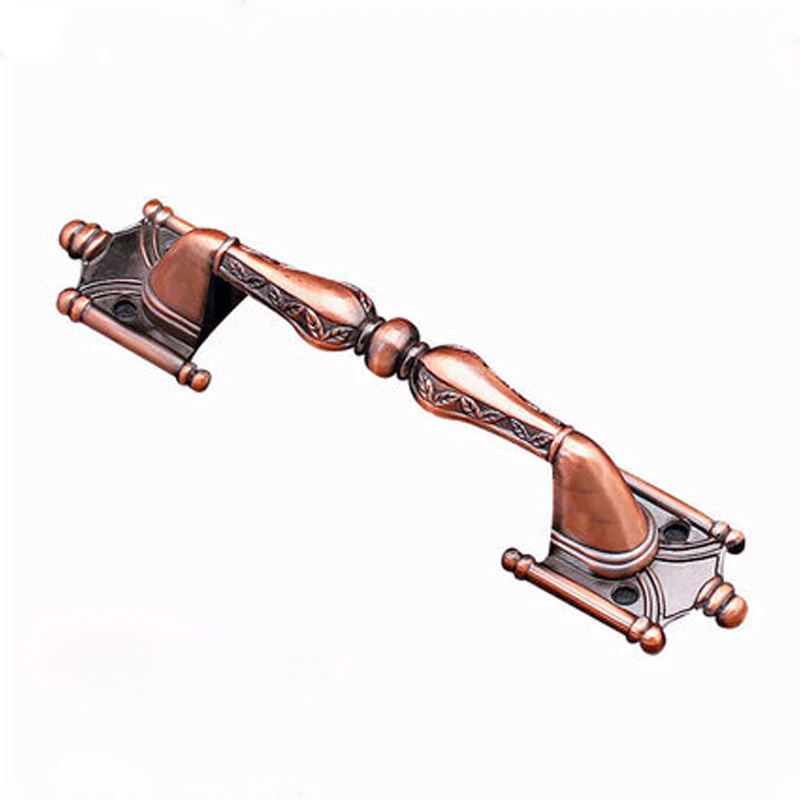 240mm Red Bronze Kitchen Cabinet Drawer Pulls Polished Chrome