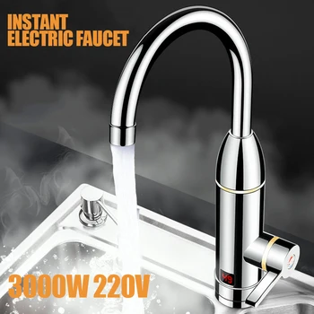 3000W 220V Electric Kitchen Water Heater Tap Instant Hot Water Faucet Heater Cold Heating Faucet Tankless
3000W 220V Electric Kitchen Water Heater Tap Instant Hot Water Faucet Heater Cold Heating Faucet Tankless